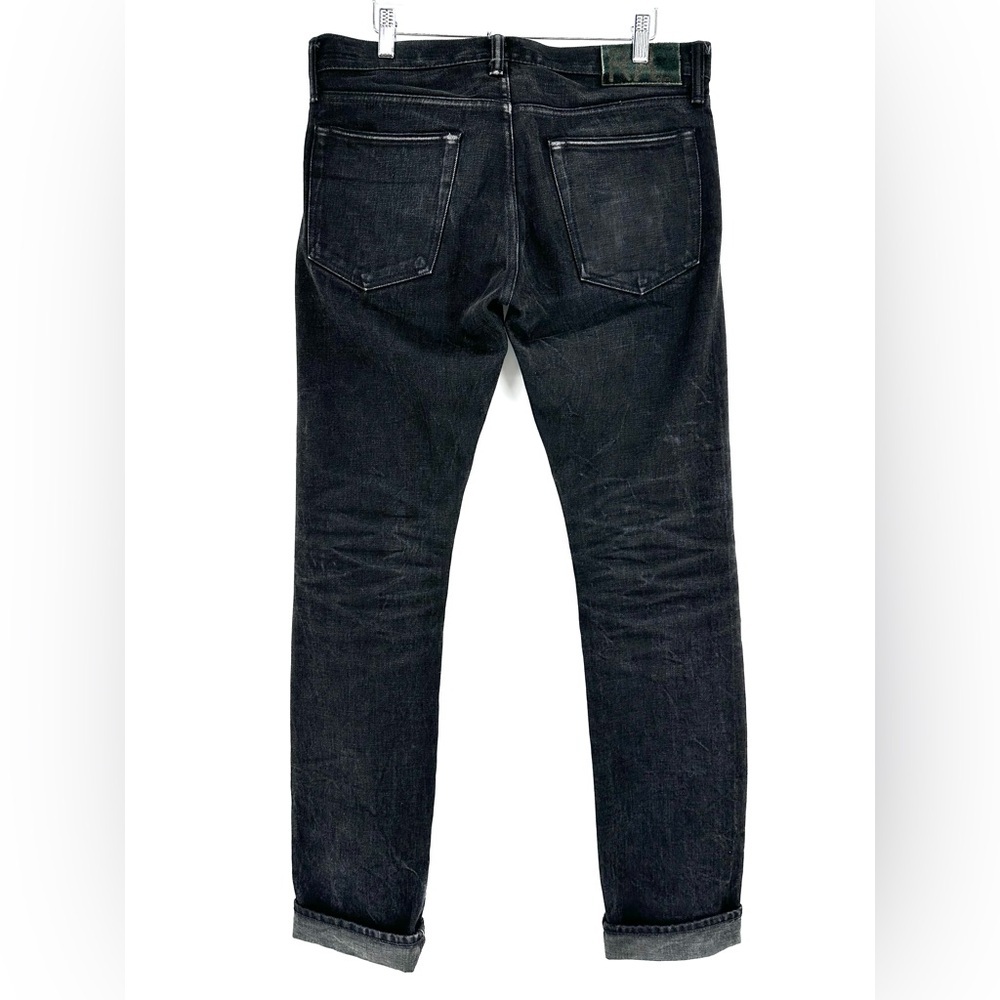 Ralph Lauren Double RL Men’s Japanese Selvedge Denim Slim Fit Black on Black